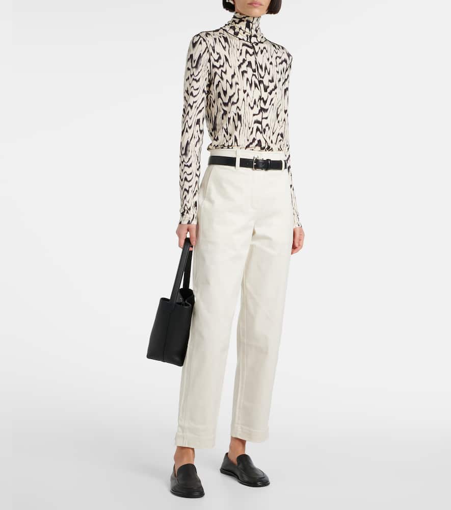 Proenza Schouler White Label Melanie cotton-blend midi dress