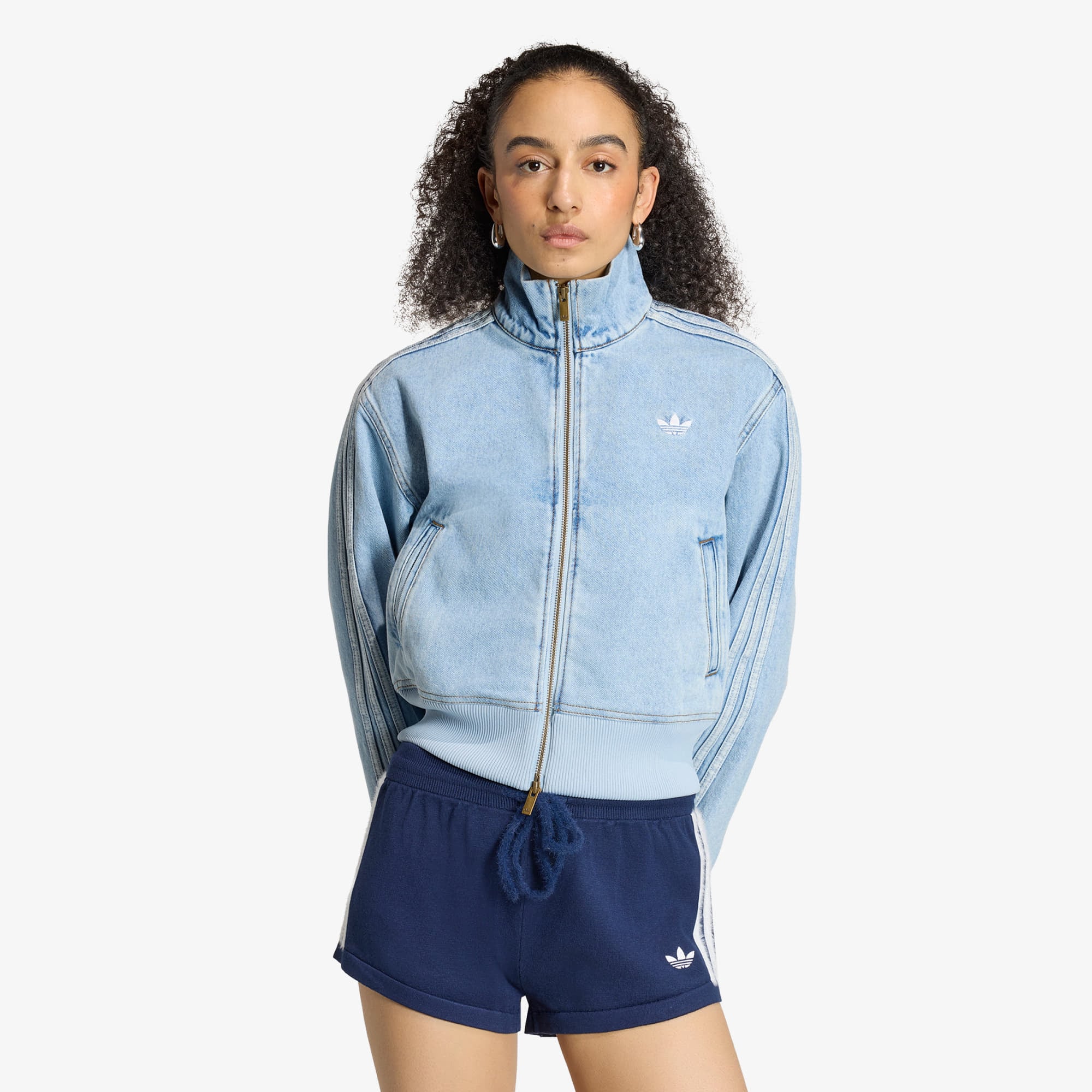 Jacket adidas Firebird Denim Tracktop Light Deni