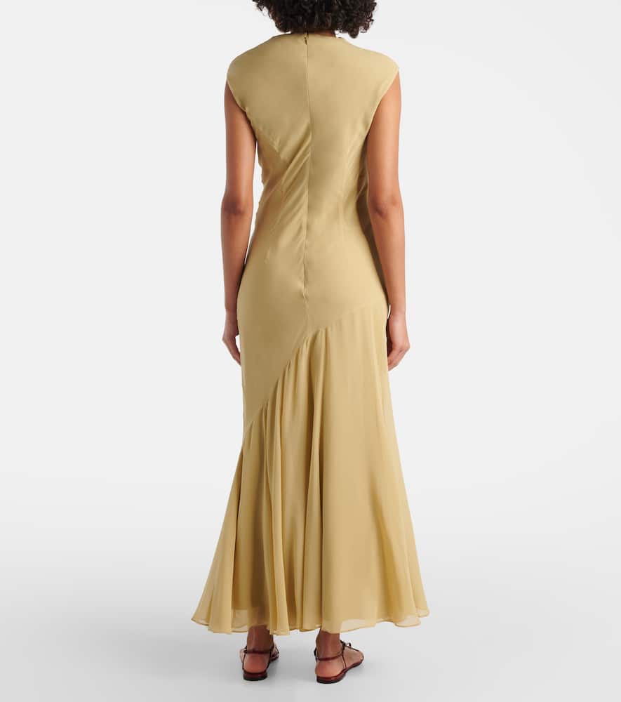 Tove Erin silk chiffon maxi dress