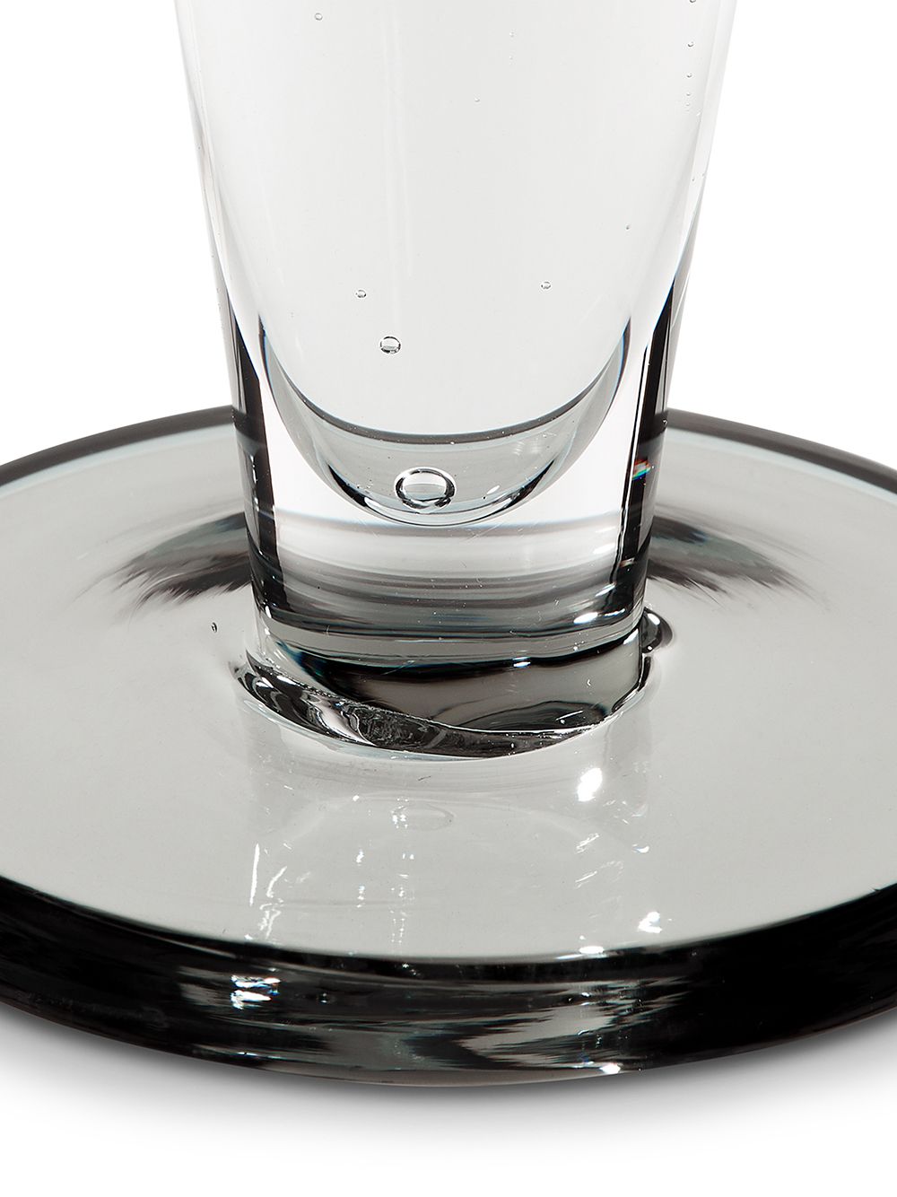 Puck flute glasses (set of 2) - White