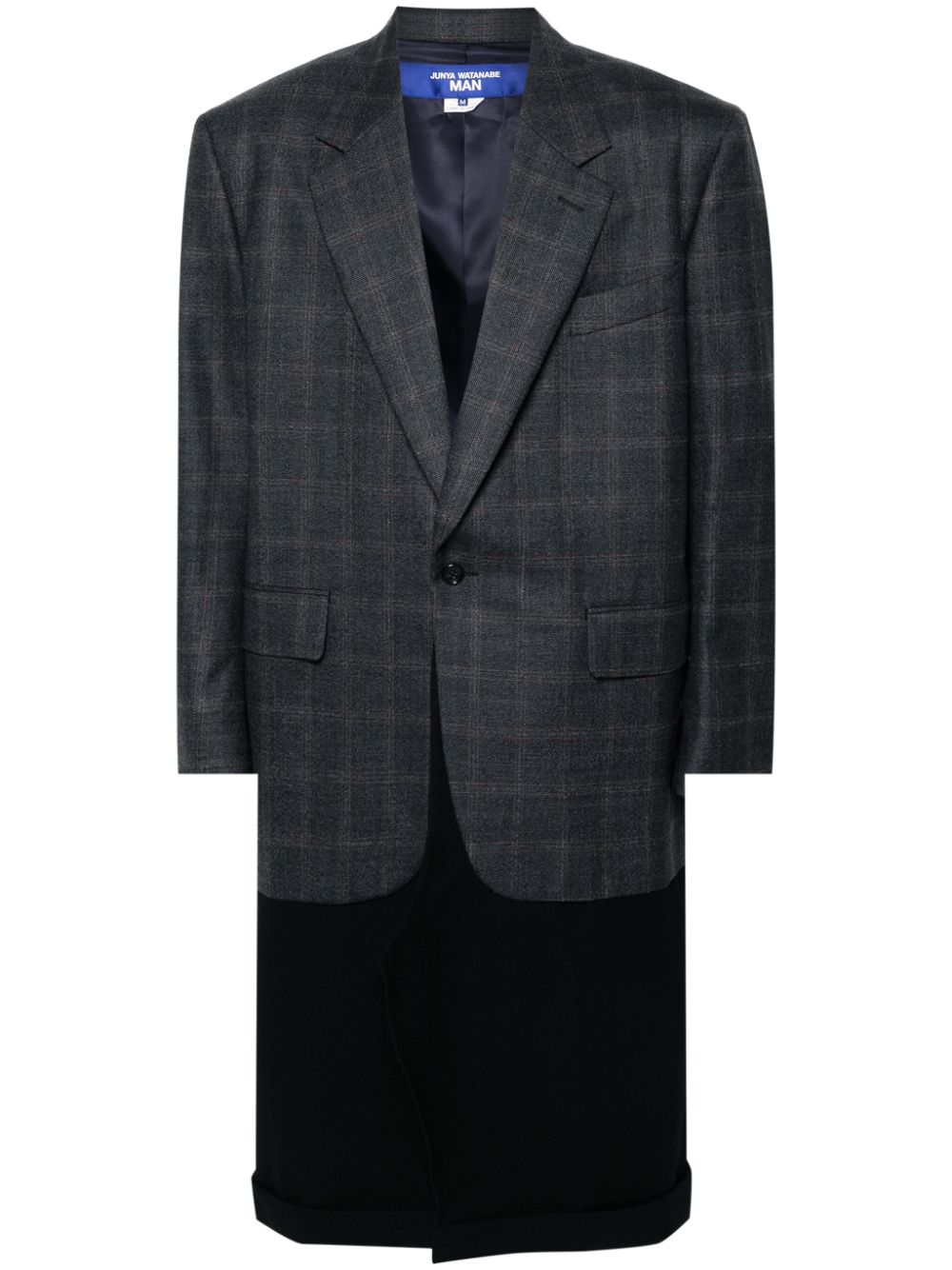 Panelled coat - Grey