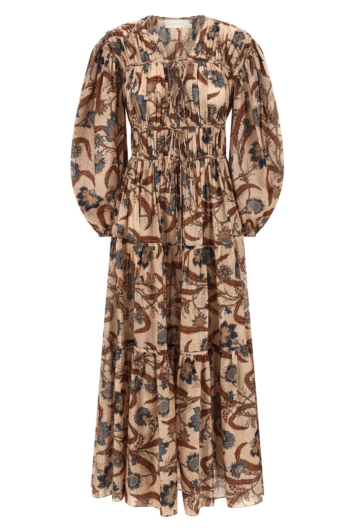 'Ascension Tie Billow Maxi' Dress