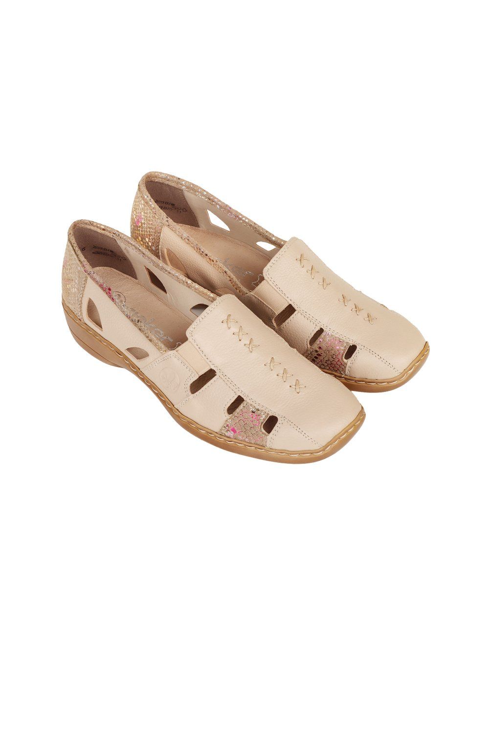 Rieker 'denise' Casual Shoes In Crea
