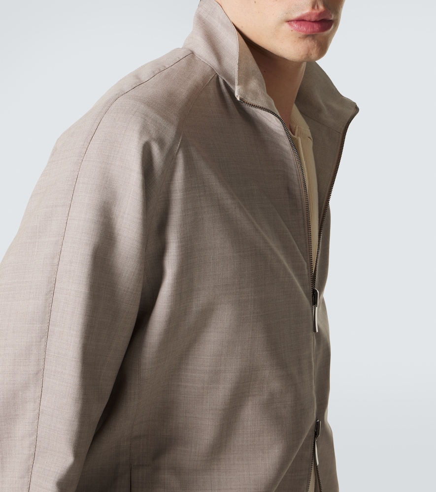 Stòffa Wool bomber jacket