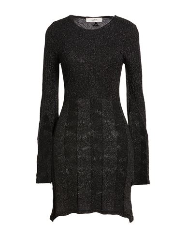 Woman Mini dress Black Size 4 Viscose, Polyamide, Polyester