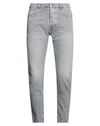 Man Jeans Charcoal Size 30 Cotton, Elastane