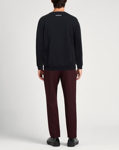 Bikkembergs Man Sweatshirt Midnight blue Size 38 Cotton