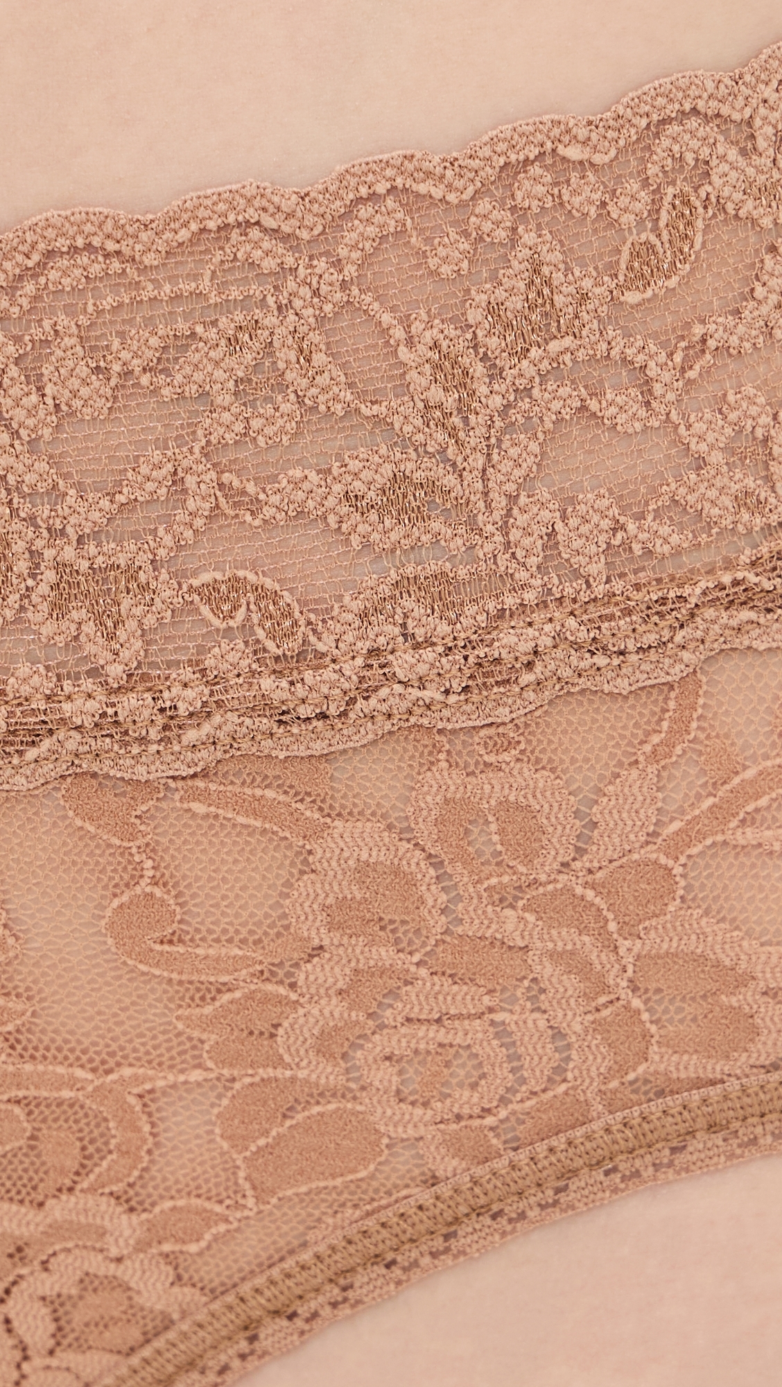 Signature Lace French Briefs Suntan