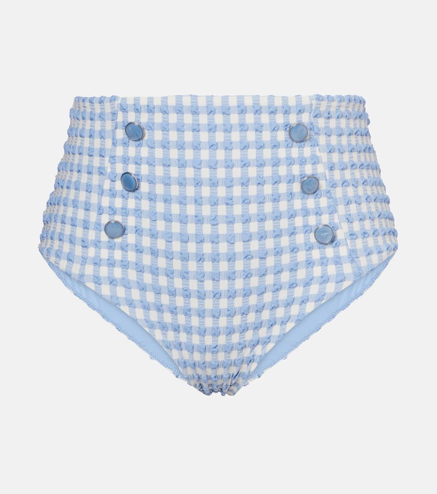 Ginger gingham bikini bottoms