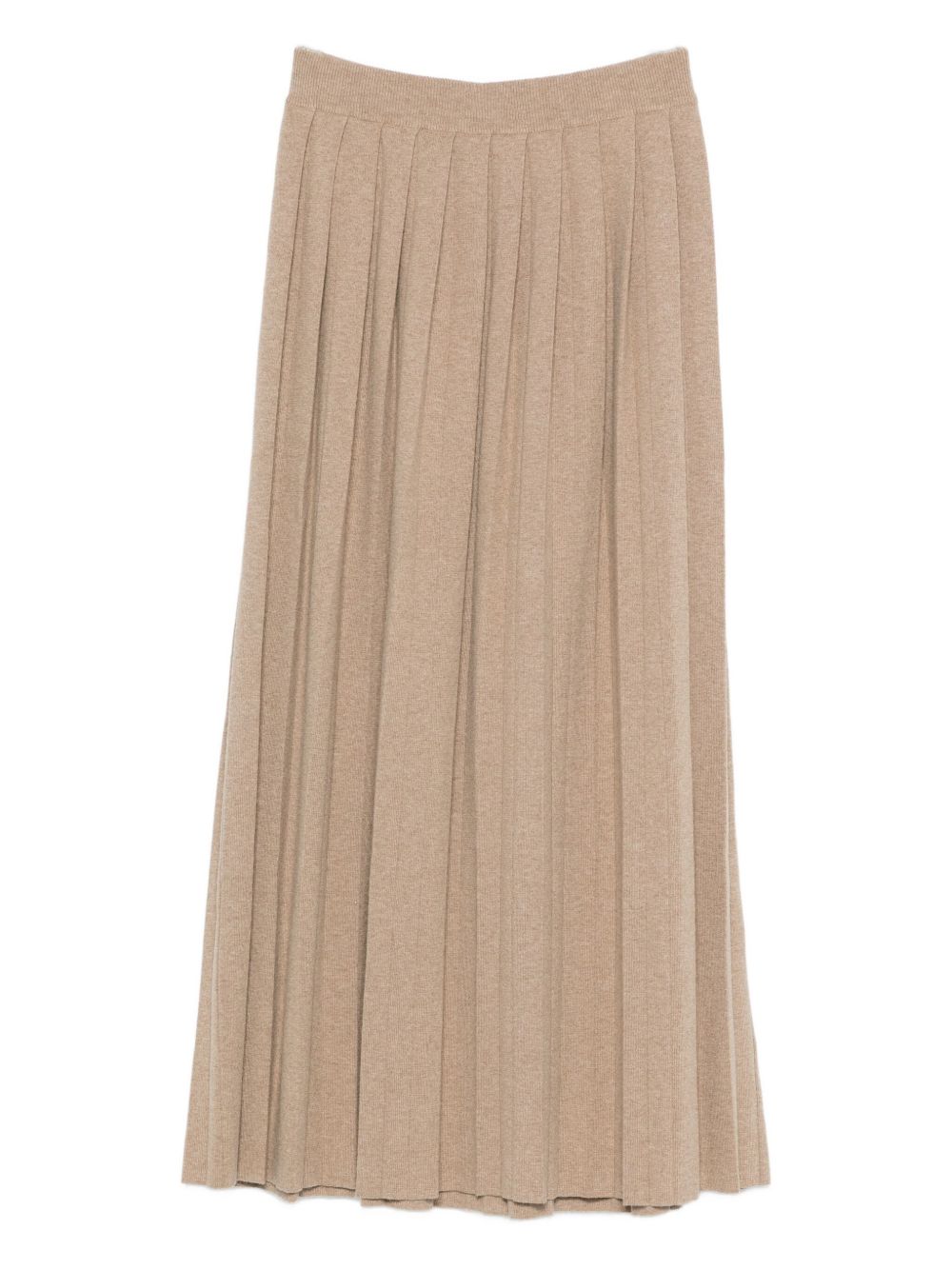High-Waisted Stretch Fabric Skirt in Size 0