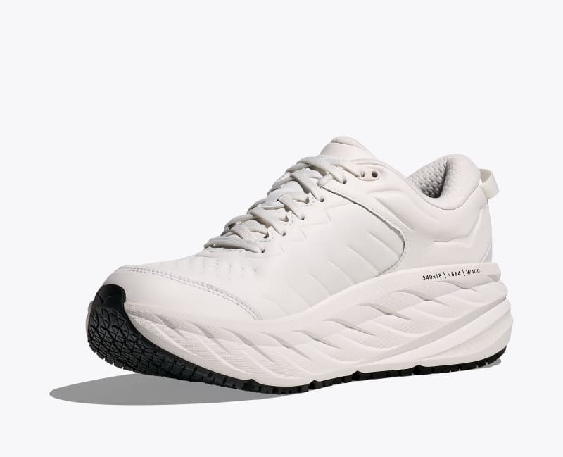 HOKA Men's Bondi SR Shoes in Frost/Frost