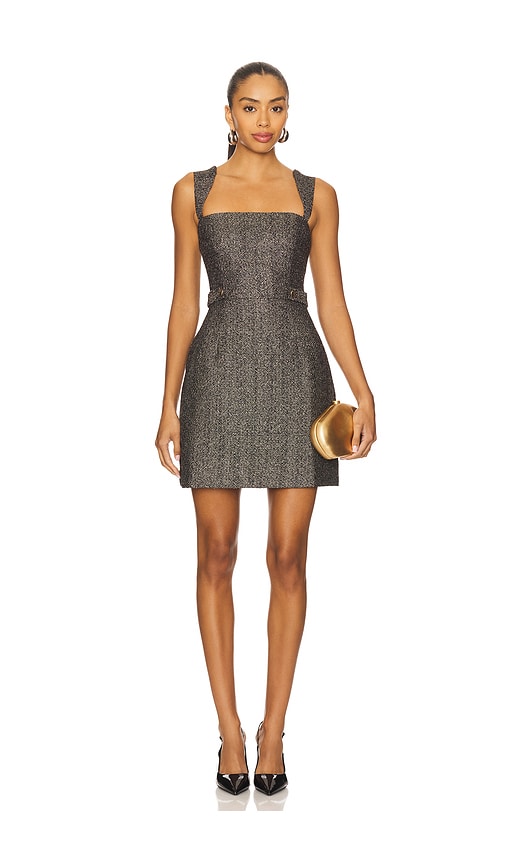 Karina Grimaldi Alex Mini Dress in Metallic Silver. - XS also in L