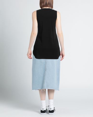 Woman Tank top Black Size 8 Viscose, Elastane