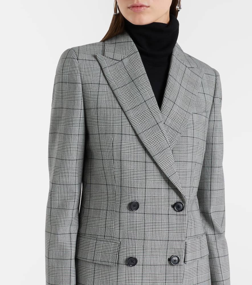 Weston plaid virgin wool blazer