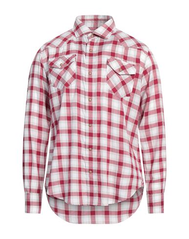 Man Shirt Red Size 15 ½ Cotton