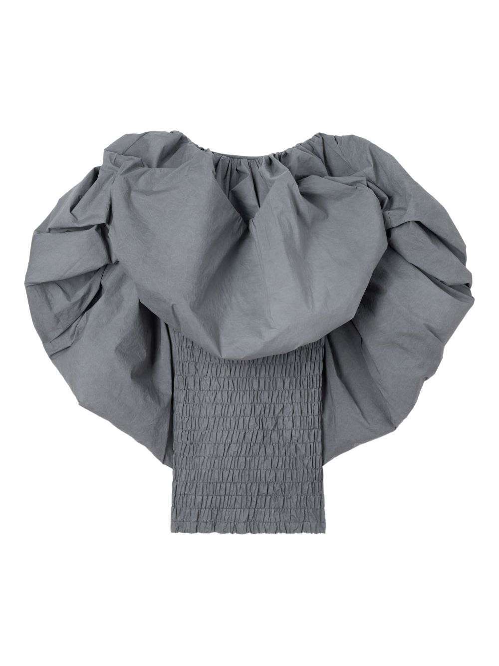 Smocked top - Grey