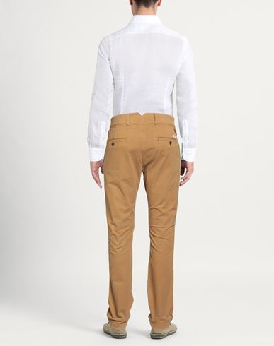 Man Pants Camel Size 28 Cotton, Elastane