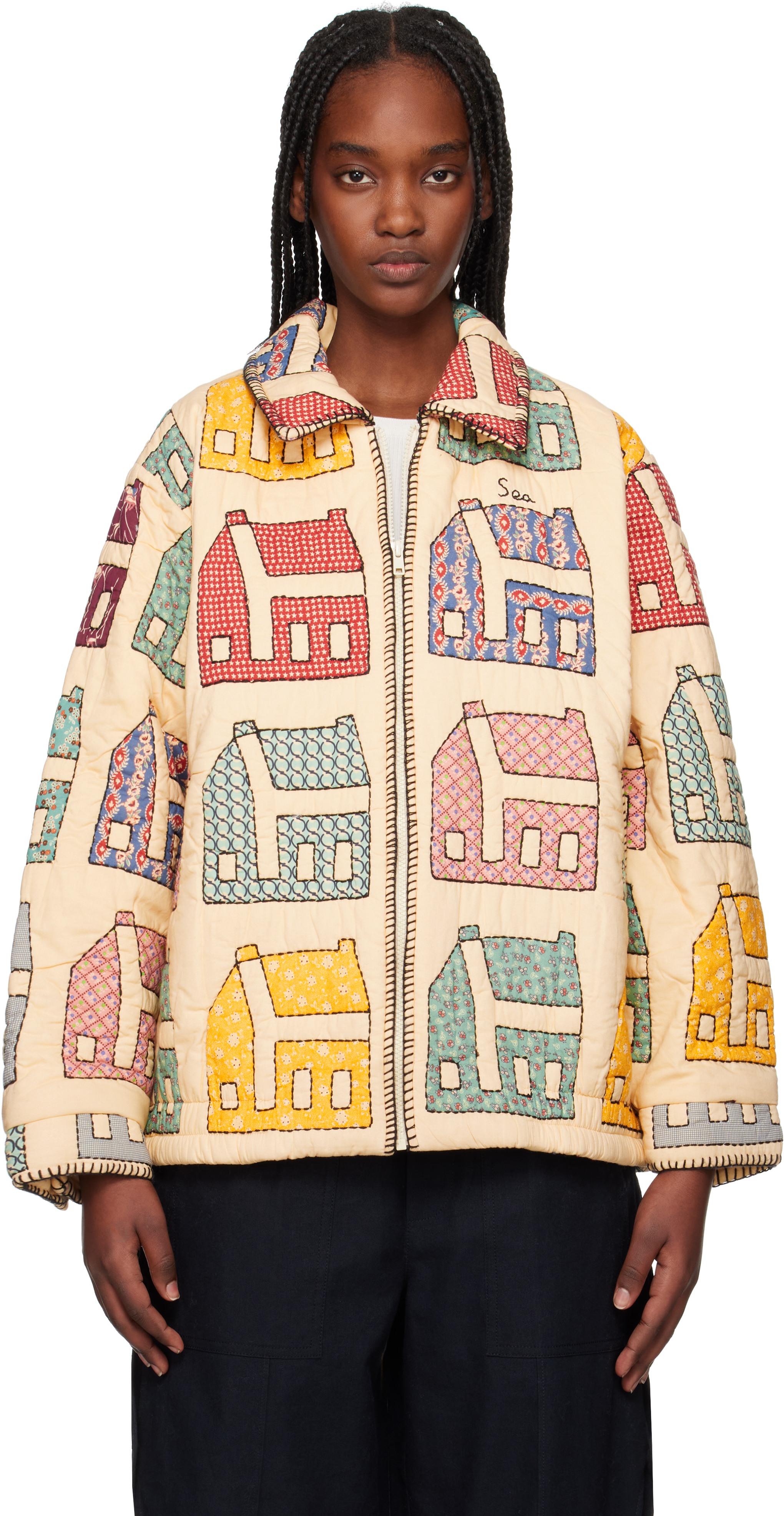 SEA NY Beige Anneliese Jacket