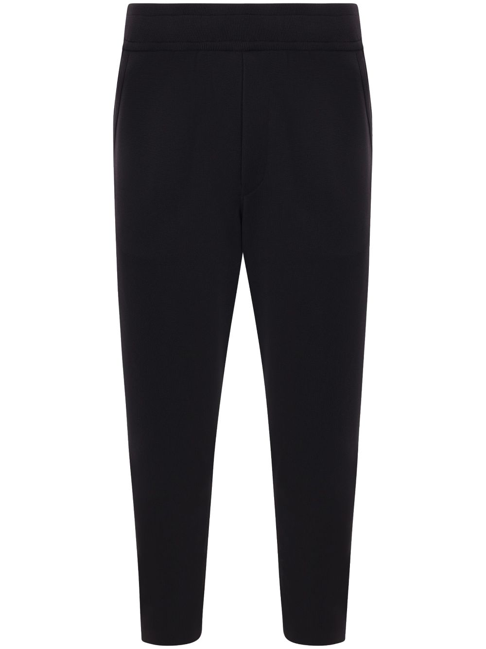 Milan knitted cropped trousers - Black