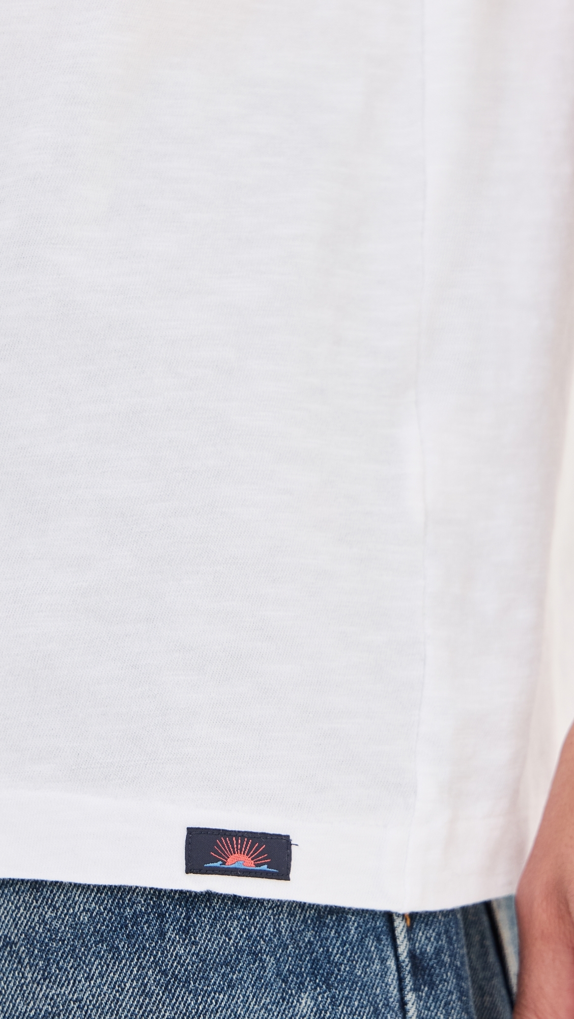 Sunwashed Pocket Tee White