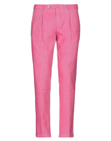 Man Jeans Fuchsia Size 40 Cotton, Linen, Elastane