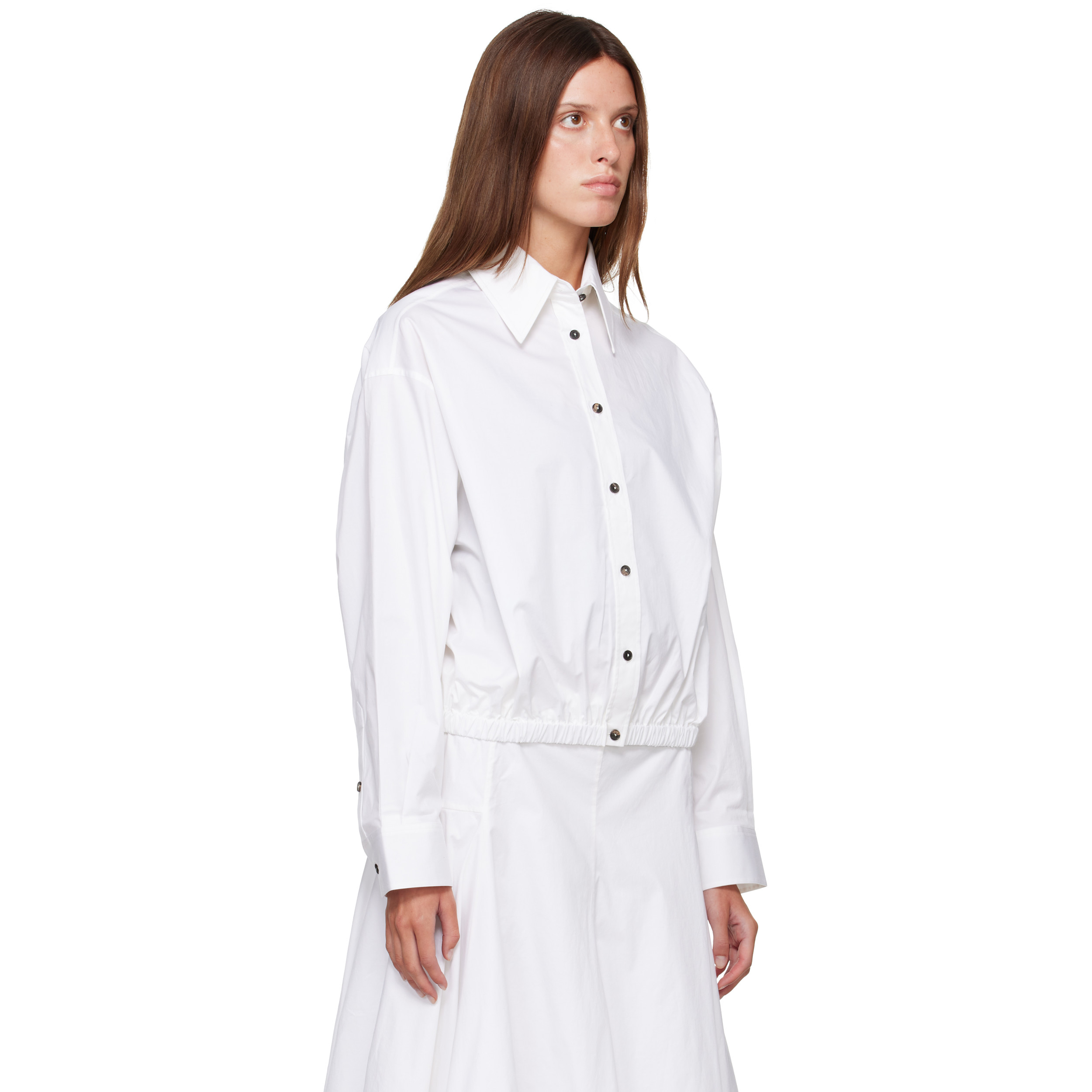 White Bomber Shirt