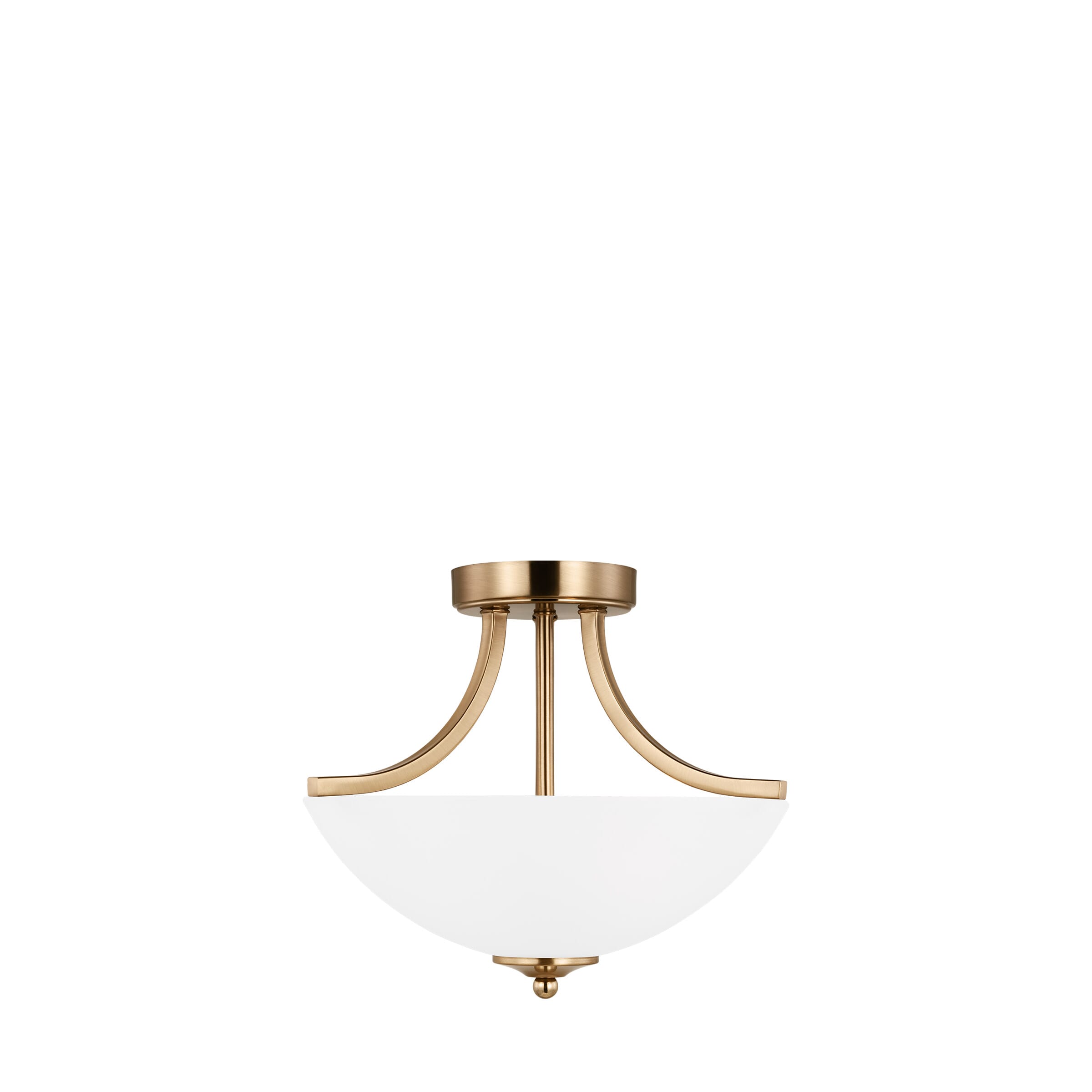 Geary 2-Light Ceiling Light in Satin Bra