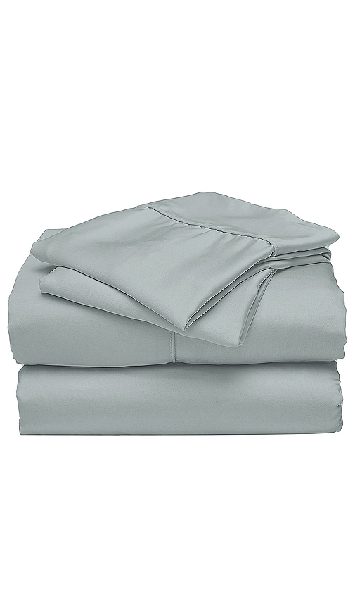 Ettitude BETTWÄSCHE-SET SIGNATURE SATEEN SHEET SET in Sage
