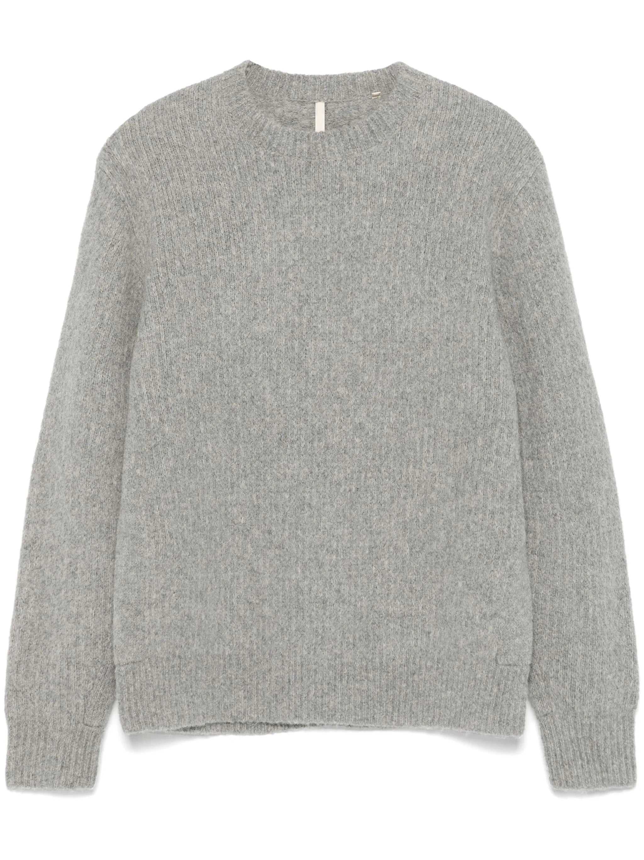 Lightweight Brushed Ribbed Pullover Sweater - 5GG Knit