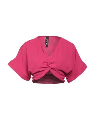 Woman Top Fuchsia Size 8 Polyester