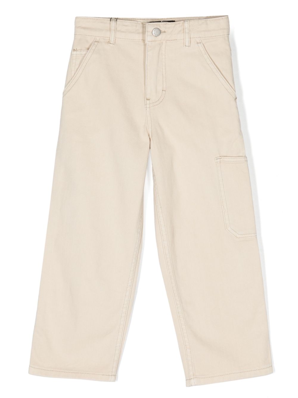 Archer straight-leg jeans - Neutrals