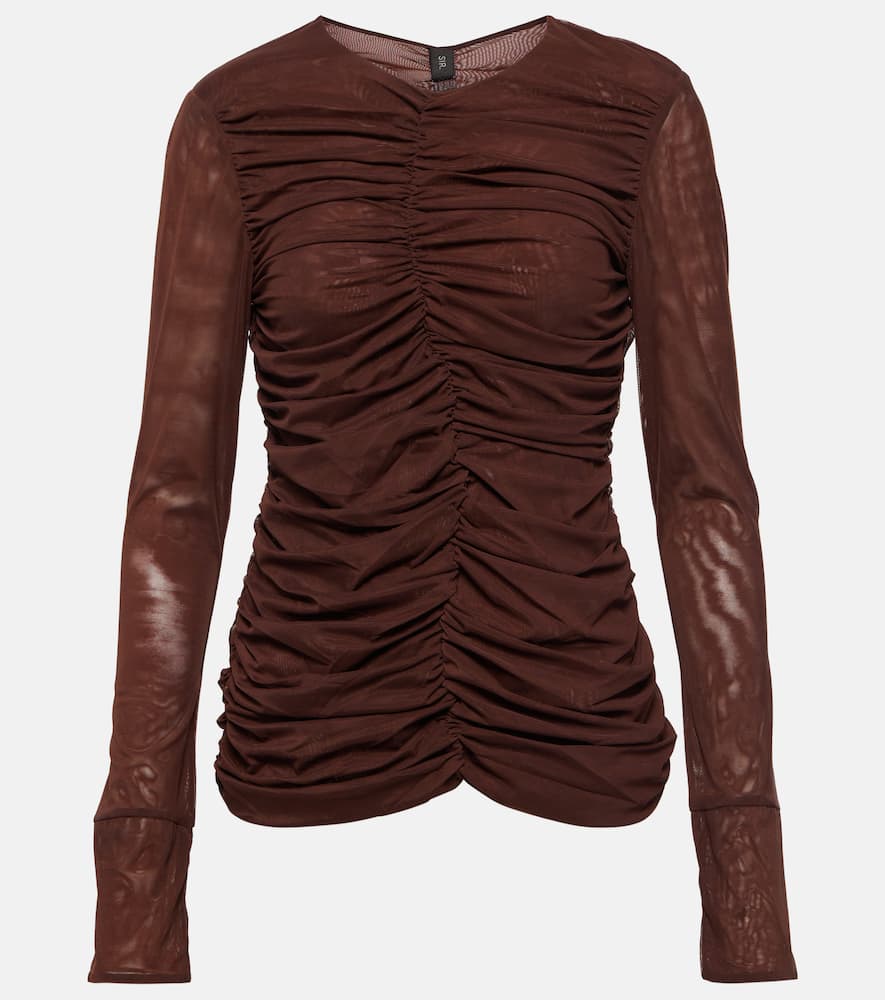 SIR Jacques gathered mesh top