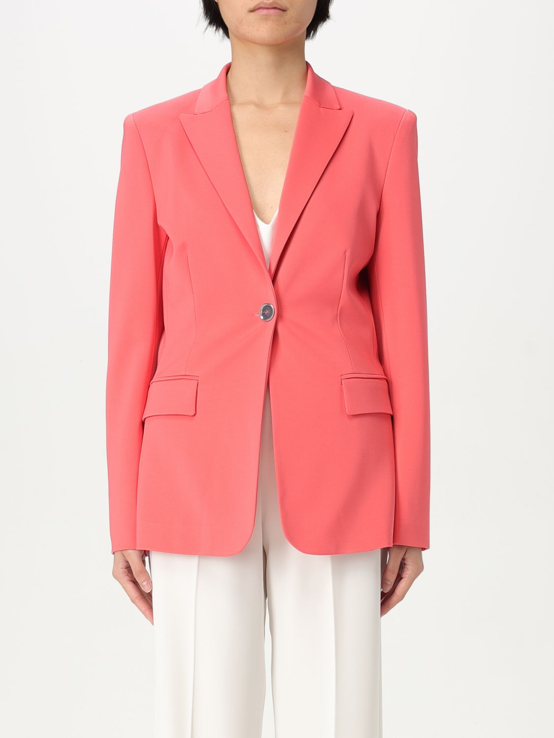 Blazer PINKO Woman color Coral