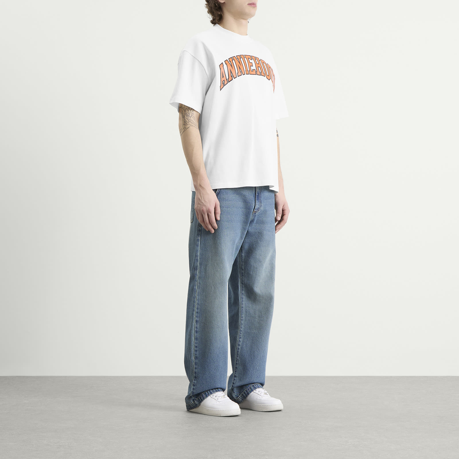 Men's College Arch T-Shirt White