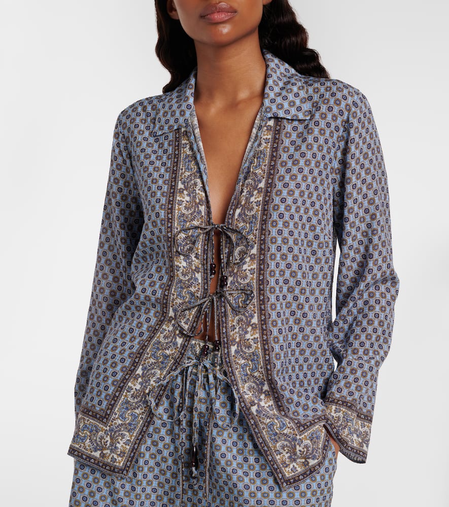 Eva printed blouse