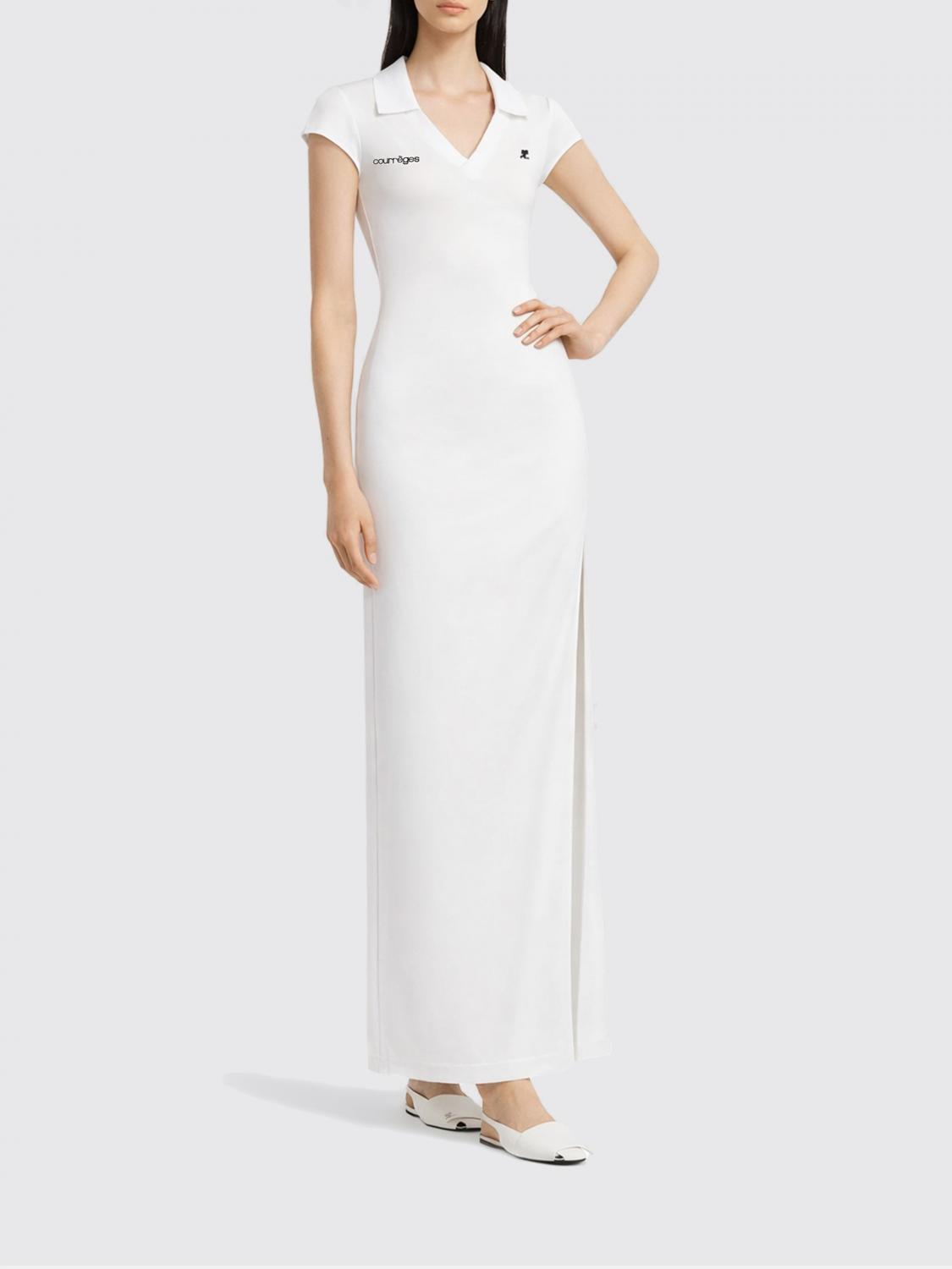 Dress COURRÈGES Woman color White