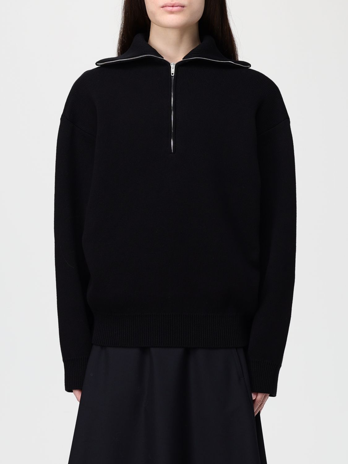 Sweatshirt Woman color Black