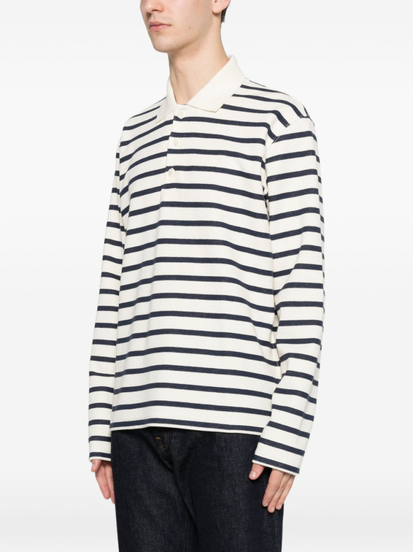 Junya Watanabe - polo shirt long sleeves ribbed cuff