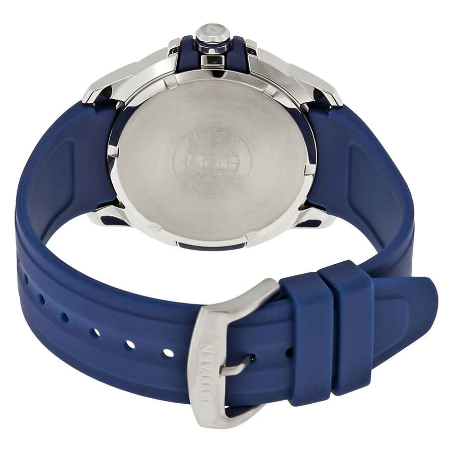 AR Blue Dial Blue Polyurethane Eco-Drive Mens Watch AW1158-05L