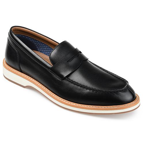 Men's Watkins Embossed Penny Loafer - Black
