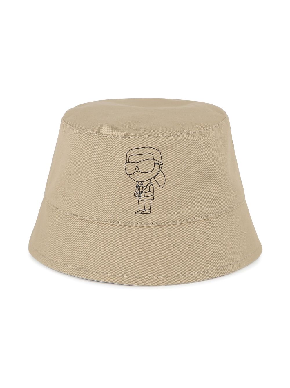Reversible bucket hat - White