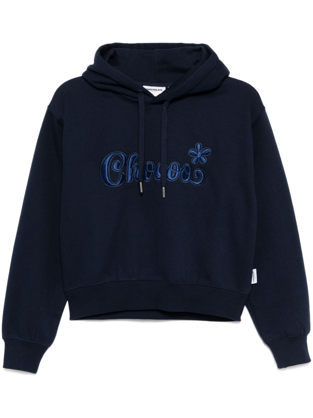 Logo-patch hoodie - Purple