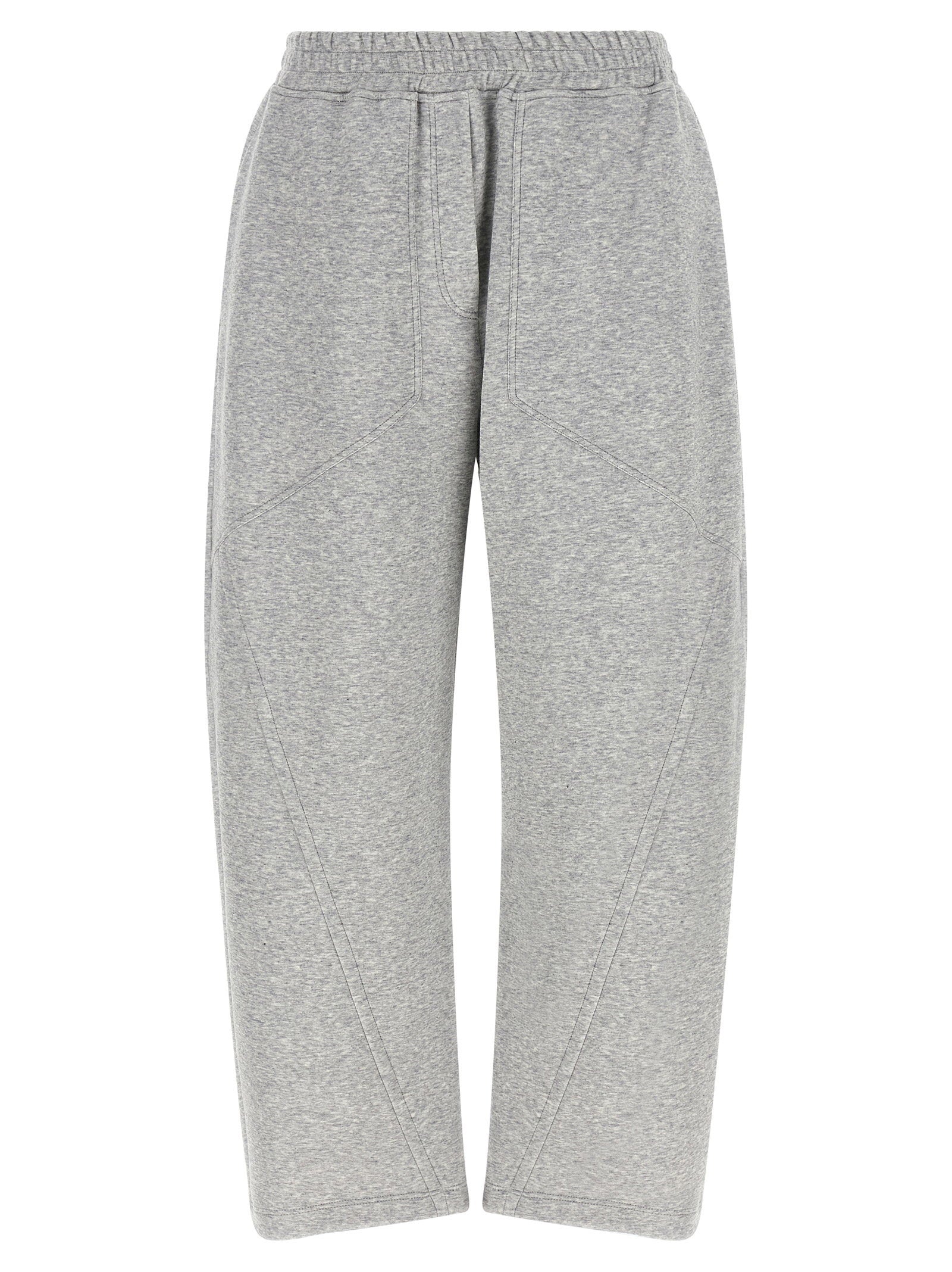 Cotton-Cashmere Joggers — Gray