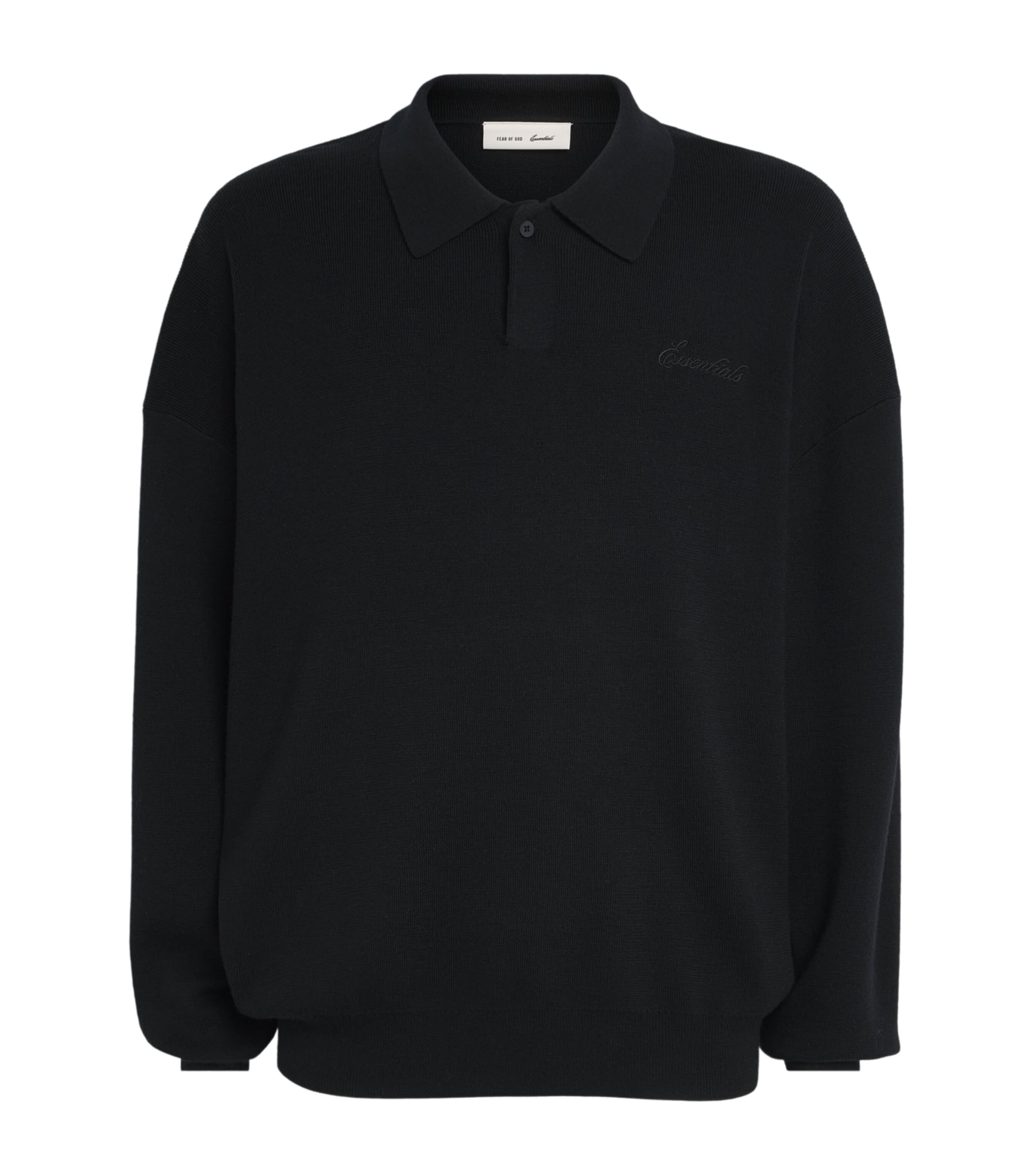 Knitted Signature '90s Polo Sweater