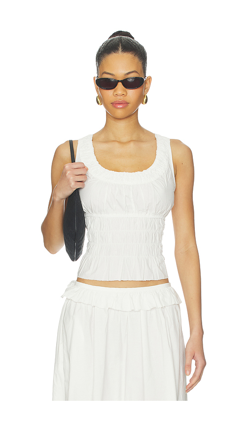 Ciao Lucia Louisa Top in White. - L also in
