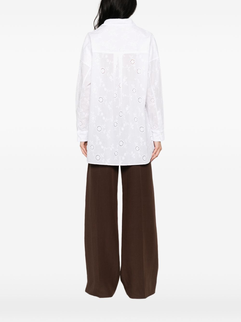 Chemise en coton lacée Archivio
