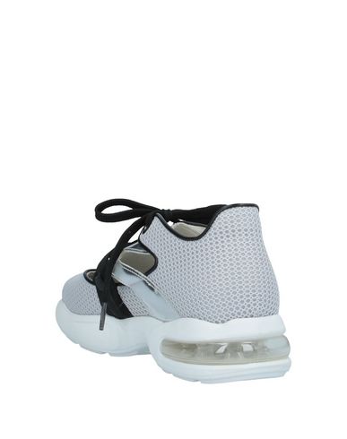 Woman Sneakers Light grey Size 9 Textile fibers, Soft Leather