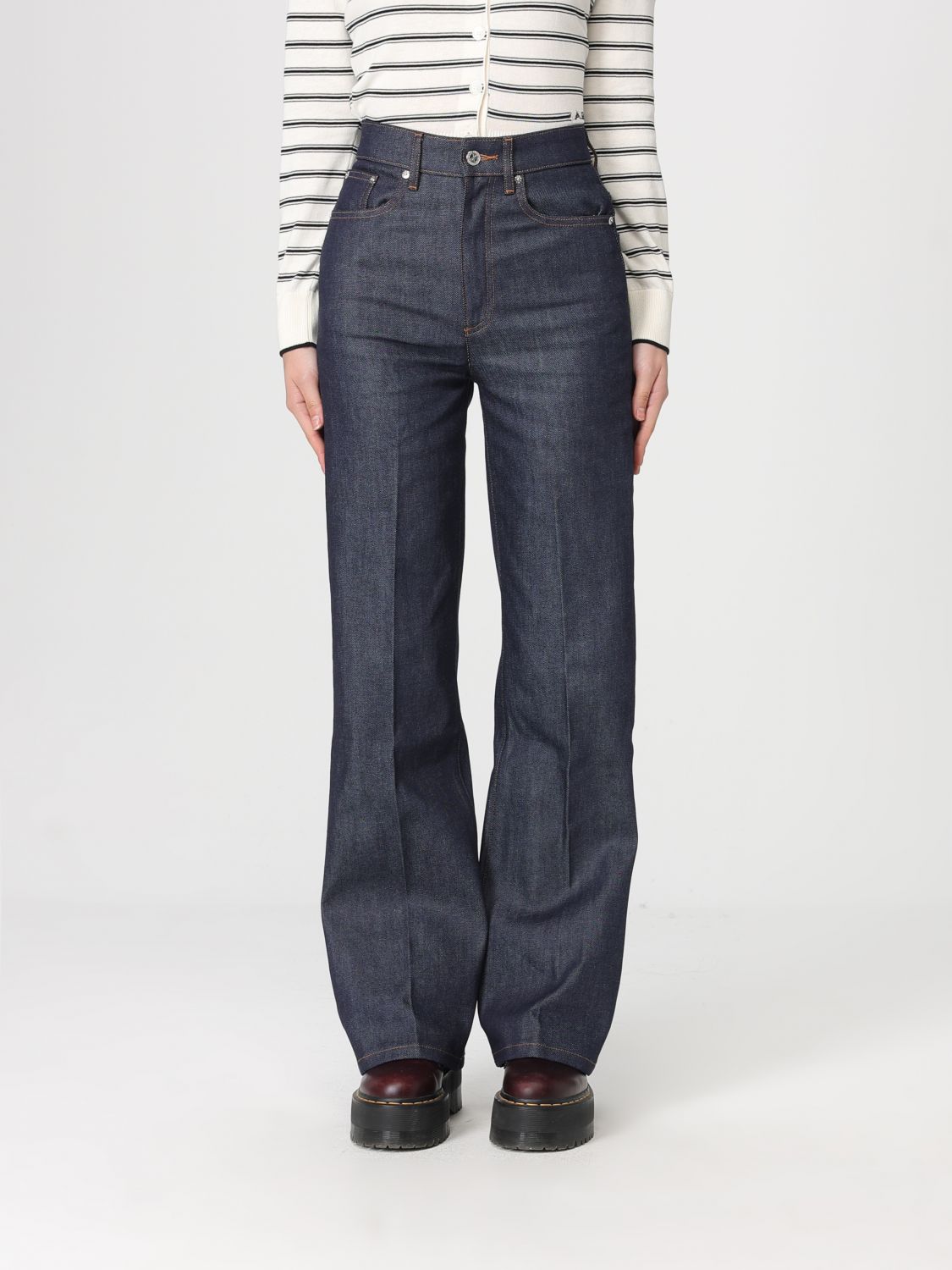 Jeans A. P.C. Woman color Blue
