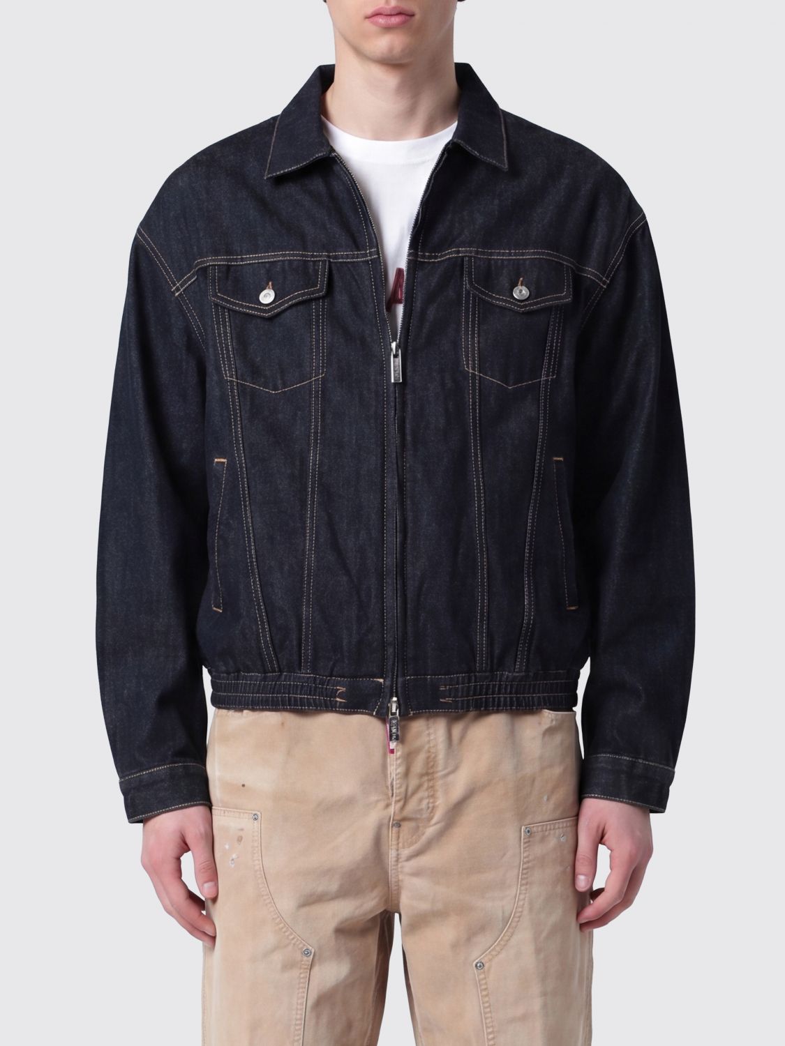 Jacket Men color Blue