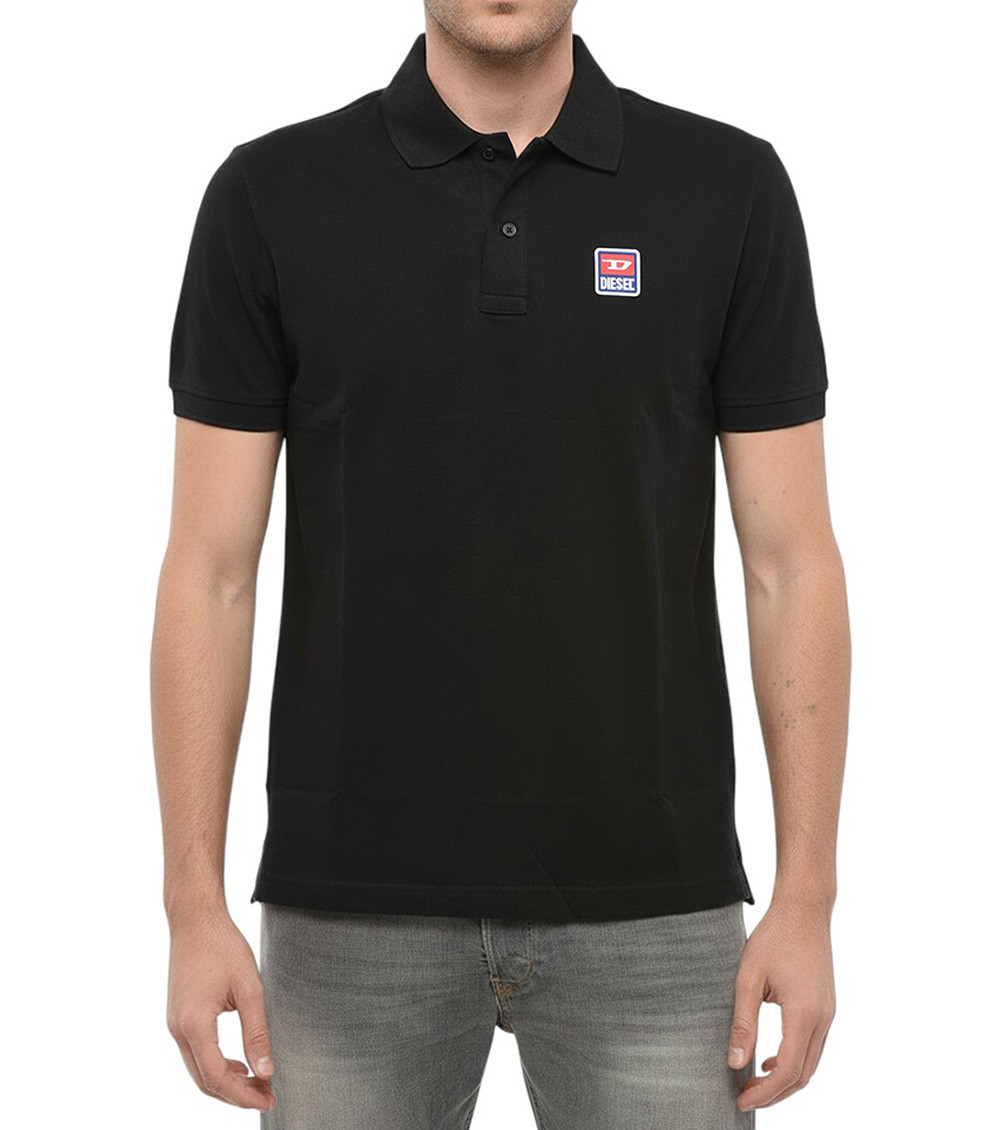 Black Shirt Collar Polo